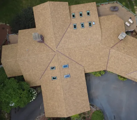 Brava Synthetic Shake: Lake Glenville Re-Roof — view 1
