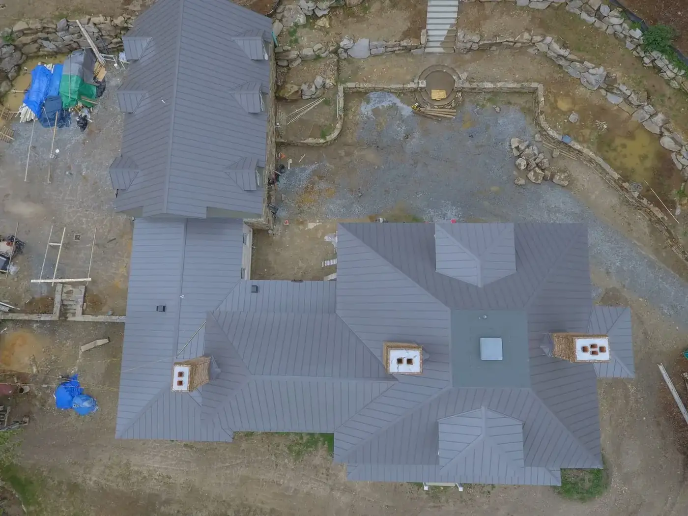 Worn Metal — Patched & Leaking — Standing Seam Metal — Dark Bronze, Highlands, NC