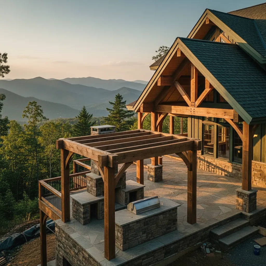 Outdoor Kitchen Layouts Built for High Elevation