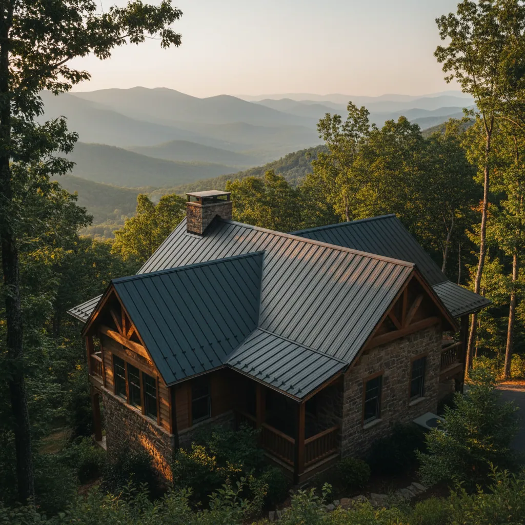 Project Spotlight: Standing Seam Metal Roof on a Highlands Estate