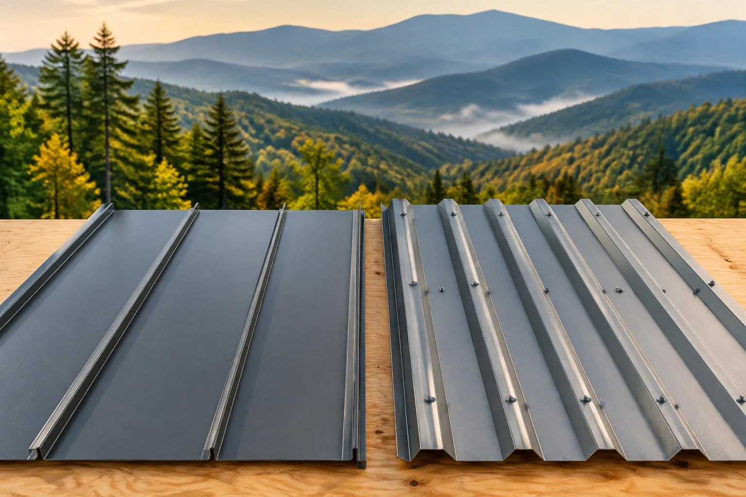 Metal Roofing Cost in Western NC: Standing Seam vs. Exposed Fastener
