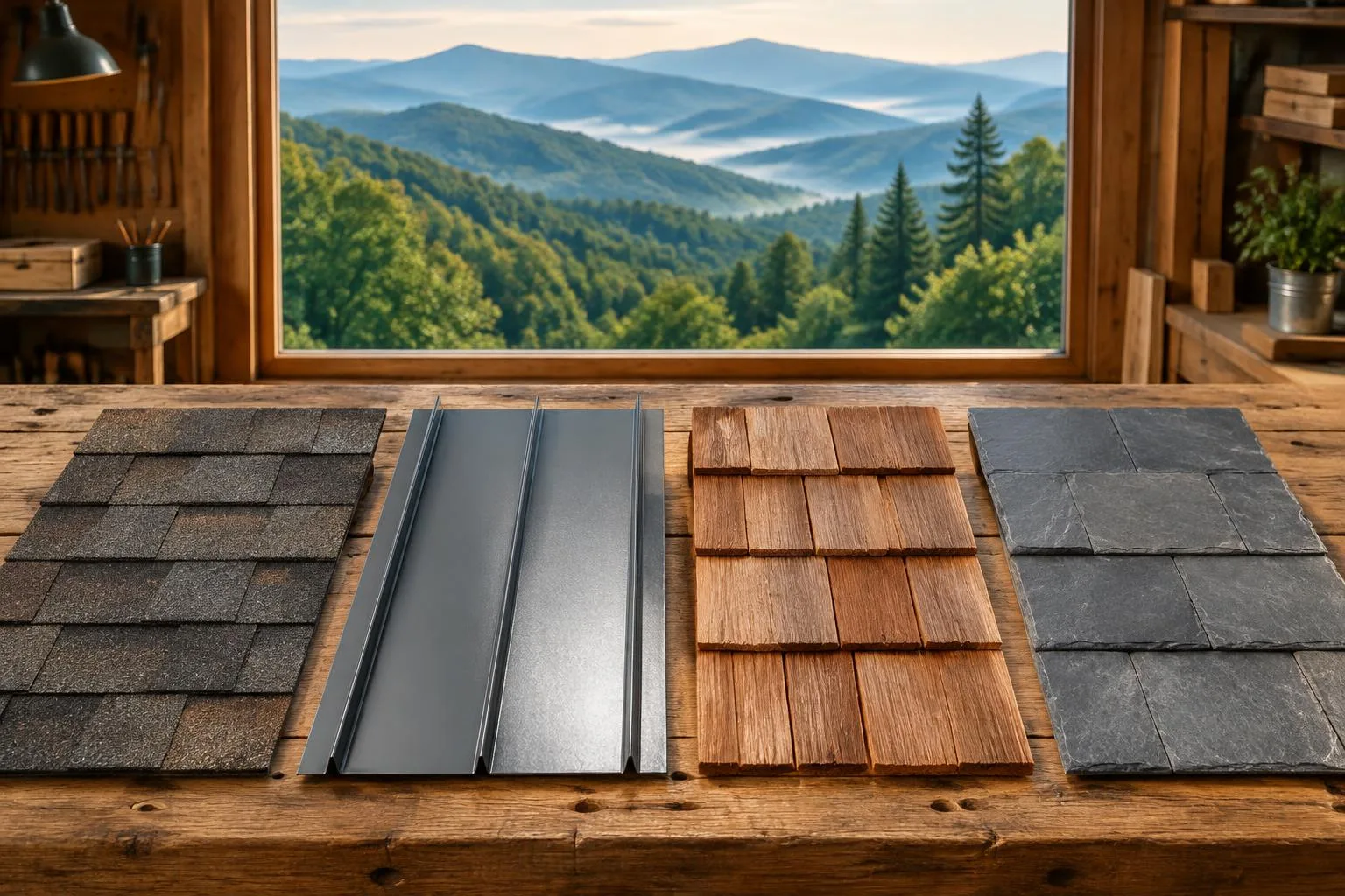 How Long Roofs Actually Last in Western North Carolina, by Material