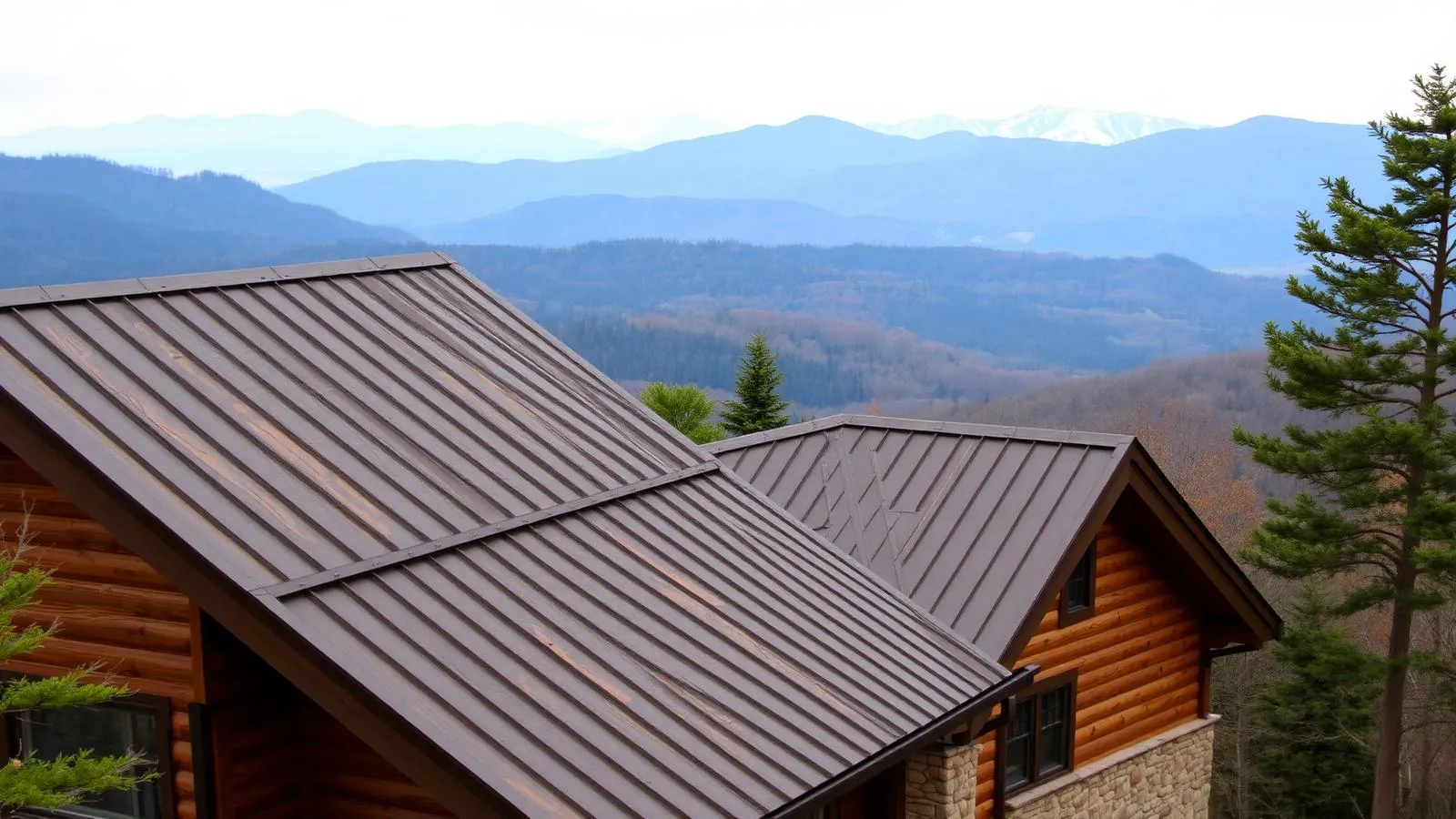 Beautiful mountain home with premium roofing
