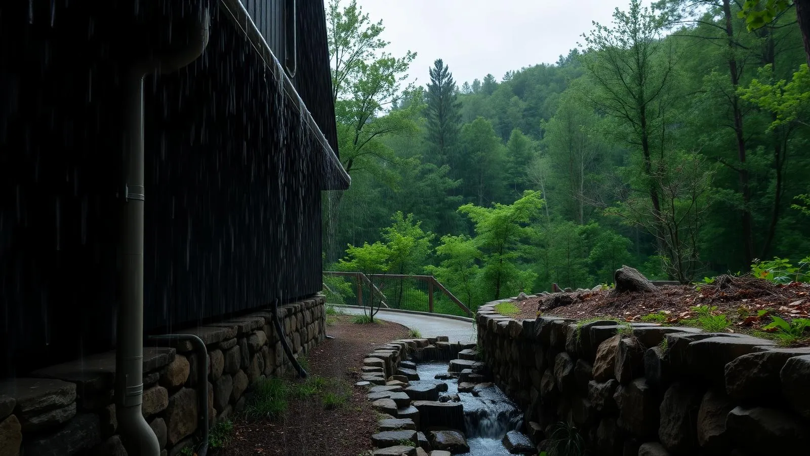 How Tree Cover, Rain, and Elevation Affect Roofs in WNC